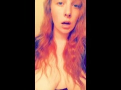 Hot and wet redhead plays with big tits and tight pussy Thumb
