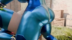 Futa Samus fucking Samus Thumb