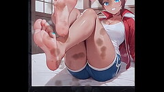 Asahina Aoi'_s feet cum tribute Thumb