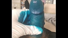 Blue masturbation Thumb