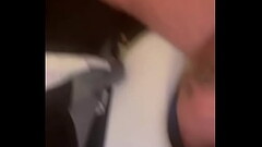Mom pissing and licking fingers Thumb
