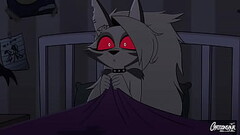 helluva boss, millie, moxxie and loona fuck in a hotel by cartoonsaur Thumb