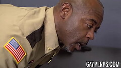 Jock perp Amone Bane barebacks Black officer Aaron Trainer Thumb