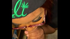 KeKe Had To stop by &amp_ suck daddy&rsquo_s cock in the bathroom Thumb