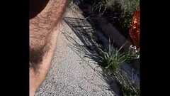 walking naked outdoors Thumb