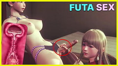 Futanari Fuck Femboy Classmate in College Uniform and Cum On Body - Futa Family Hentai 3D Animation  Thumb