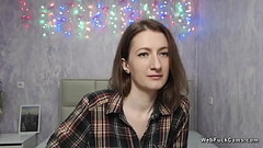 Amateur brunette babe private webcam show Thumb