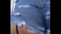 De SHORTINHO  JEANS Andando na Rua igual PIRANHA!! Voltou pra casa com NEGAO. final v&iacute_deo Thumb