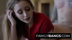 FamilyBangs.com ⭐ Millionaire Guy Thought Twice Before Kicking his Stepdaughter from Home, Laney Gre Thumb