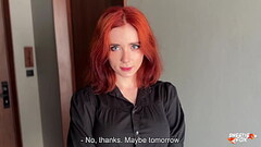 A Beautiful Red-Haired Stranger Was Refused, But Still Came To My Room For Sex Thumb