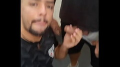 Estava chupando a rola do casado no mict&oacute_rio e o funcion&aacute_rio da limpeza flagrou Thumb