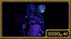 Tyrande, gorgeous night elf dancing in the moonlight Thumb