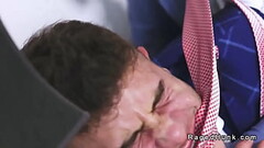 Realtor in suit anal fucked and cummed by his colleague Thumb