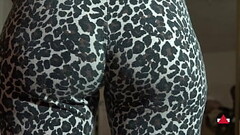 Grabbing her ass in tights Thumb