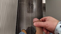 Public toilet jerking off Thumb
