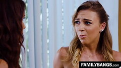 FamilyBangs.com ⭐ Stepmom Punishes Her Kink StepDaugther, Cali Sparks, Syren de Mer Thumb