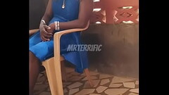 African woman stroke Indian cock to cum Thumb
