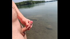 Masturbating at the lake Thumb