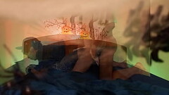 Halloween with Jon Arteen, ghost boy fucks bareback emo femboy until orgasm moaning Thumb