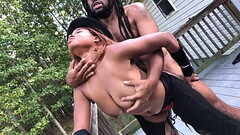 Nina Rivera gets drilled by Don Whoe on the deck in the backyard Don and Nina SuperHotFilms Hallowee Thumb