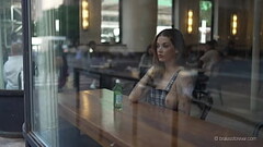 Stunning girl in the window Thumb