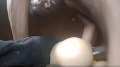 Sperm flash out of big blonde ass when big dick is inside the ass Thumb