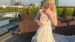 Public Outdoors Amateur - Fucked &amp_ Creampied Thumb