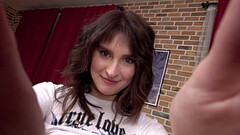 FIRST PEE! 18yo lustful slut Jane White gets fountains of urine &amp_ hard fuck from 5 big cocks EKS Thumb
