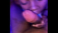 Slim ebony sucking duck Thumb