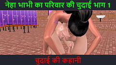 Animated threesome mmf cartoon porn video with Hindi audio a beautiful girl doing threesome sex with Thumb