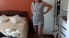 I love showing off in erotic lingerie in front of my stepson'_s friends so they jerk off and cum Thumb