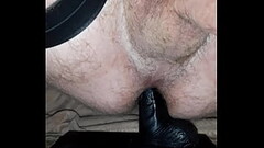 Riding my little black dildo Thumb