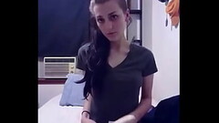 Sucking on dildo and playing with pussy Thumb