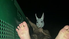 Late night masked exhibition. Thumb