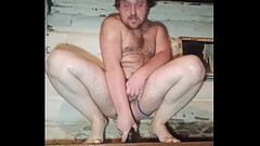 Gay fucked both his dirty holes with a HUGE dick! Thumb
