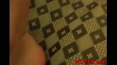 Fresh blonde woman is playing with a sex tool Thumb