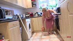 AuntJudysXXX - Your BBW Stepmom Star Sucks Your Cock in the Kitchen (POV) Thumb