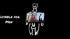 '_I love porntube'_ psychedelic sweater comic strip Thumb