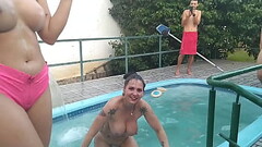 fuck in the pool Thumb