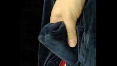 So horny i rubbed and exploded in my velour crop top hoodie underneath my desk Thumb