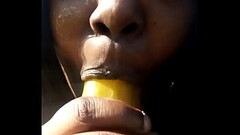 Eating my pickle Thumb