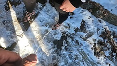 PISS BLOW Pissing on desperate Hotelmanager&rsquo_s strappy heels Thumb