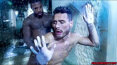 Horny studs Josh Moore and Reign pounding in the shower. Reign, B&amp_B owner Josh shows the sweaty  Thumb