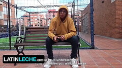 Hot Latino Stud Gets Tricked To Suck Stranger'_s Dick During Interview In Bogota - Latin Leche Thumb