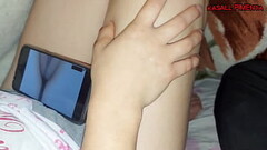that'_s what happens when a woman watches porn, pussy is blinking, branquinha can'_t resist  Thumb