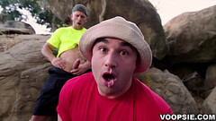OUCH! Roman Todd gets bitten by a snake when taking a leak in the bush! He needs to get the venom ou Thumb