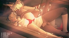 Koikatu futa girl animated part 4 Thumb
