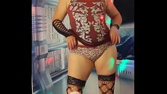 Hotwife Steffi dances strips spreads her cunt gets facial Thumb