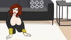 Hawkeye Fucks Natasha (Black Widow) in Budapest  - Avengers Cartoon Porn Thumb
