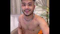 Asian boy is being naughty Thumb